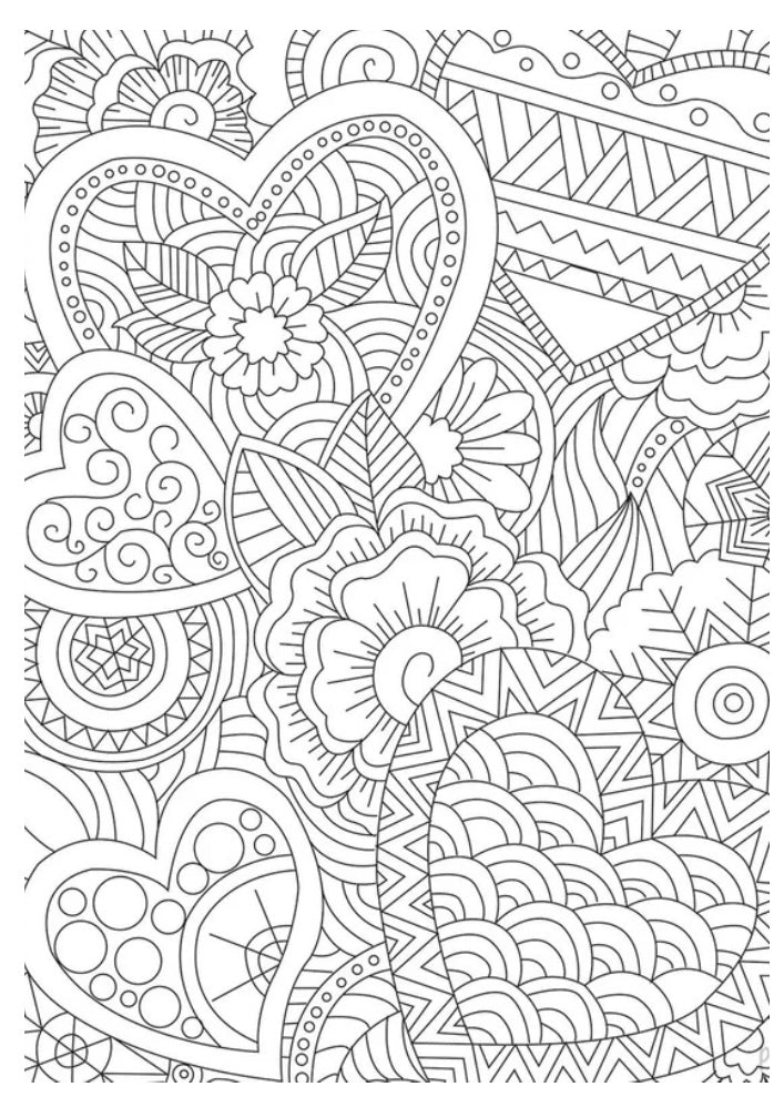 Anti-Stress-Malbuch (30 Seiten / A5)
